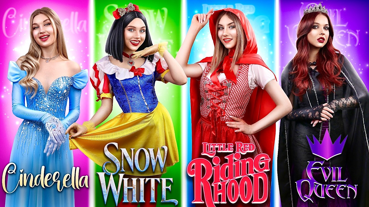 Survivre à tous les contes de fées en 24H ! Blanche-Neige, le Petit Chaperon Rouge et Cendrillon IRL