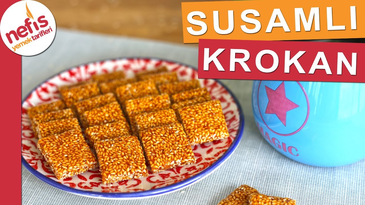 Susamlı Krokan Nasıl Yapılır? 3 Dakikada 3 Malzeme ile