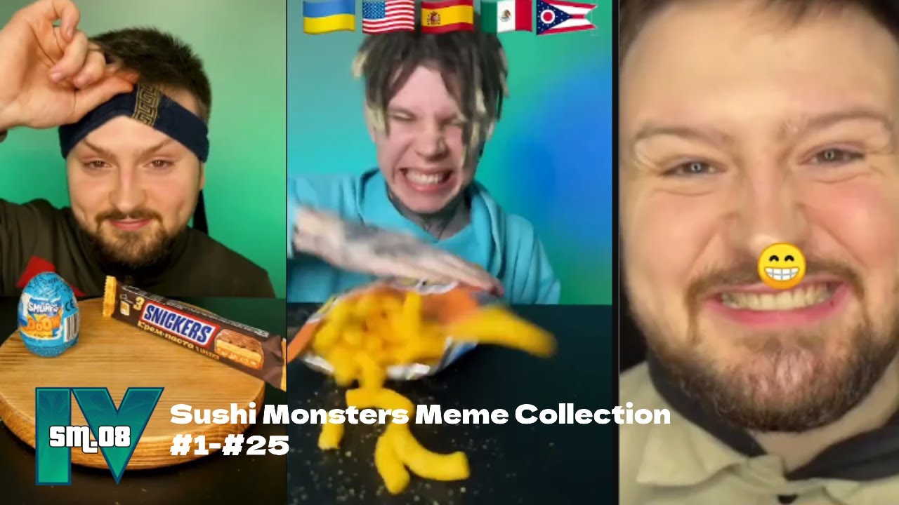 Sushi Monsters Meme Compilation #1 #1-#25