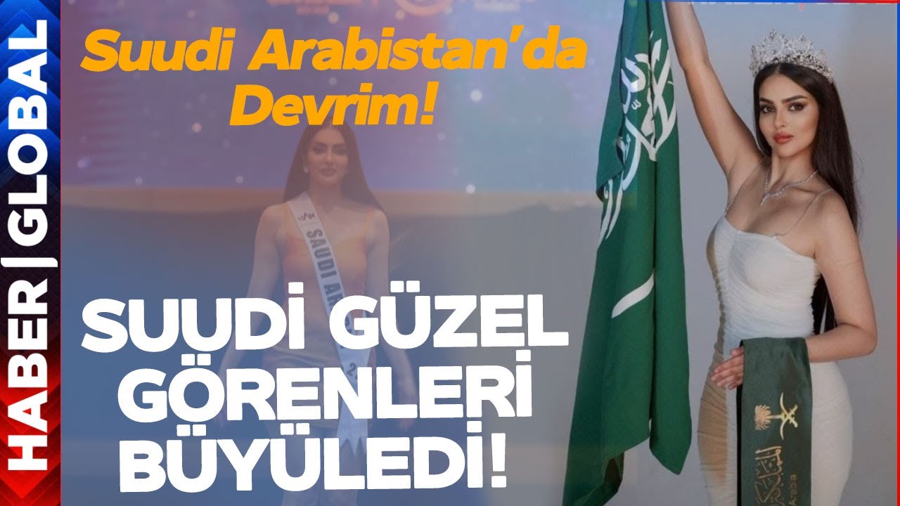 Suudi Arabistan'da İlk Yaşanıyor! Güzellik Yarışmasına Katılan Suudi Kadın Görenleri Büyüledi!