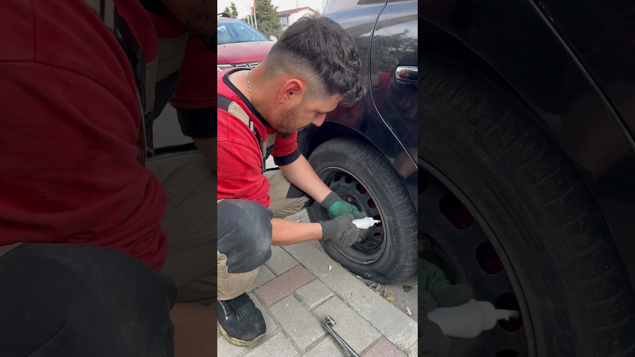 Sıvı tamir kiti kullandınız mı? #lastikçi #tırlarısevin #tırcılar #lastik #kamyoncular #kamyoncu