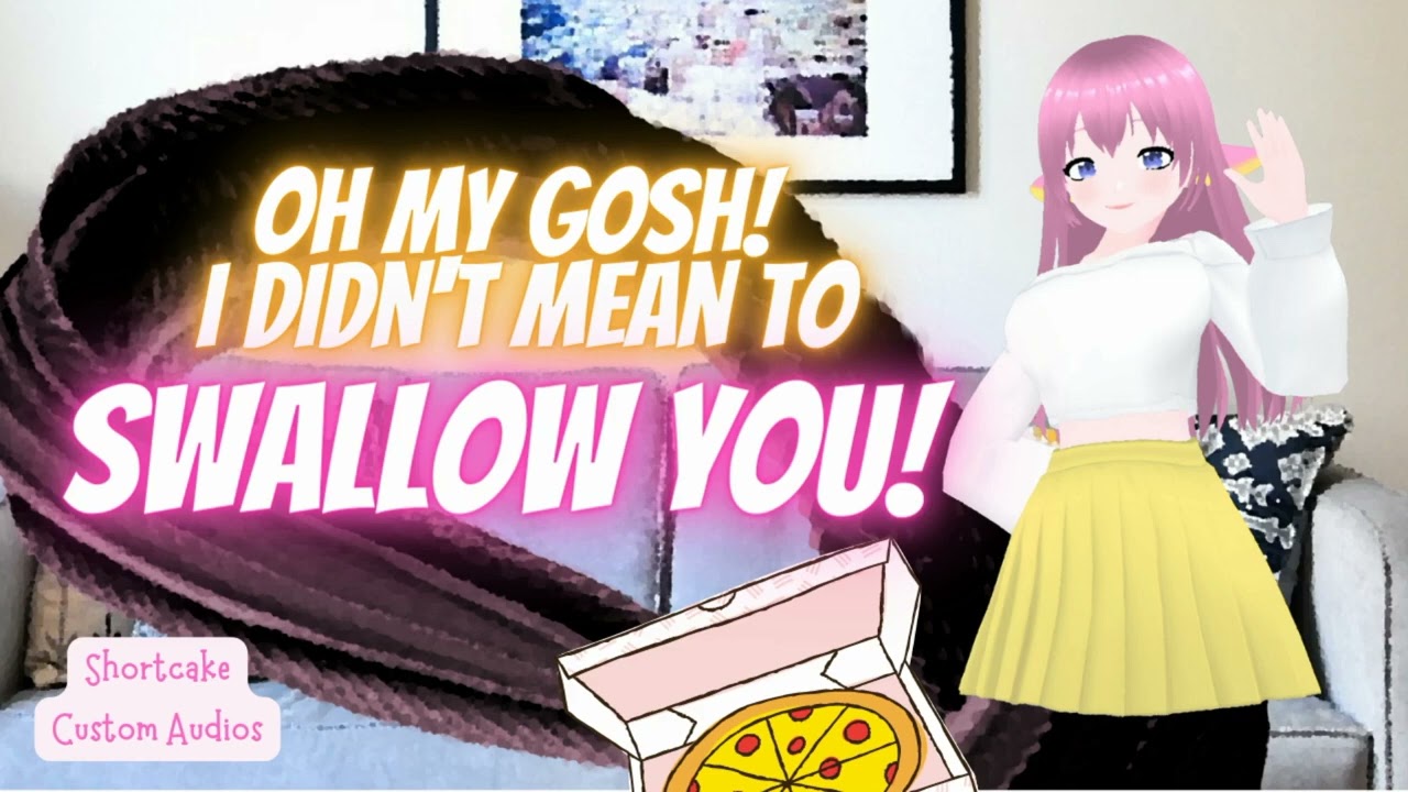 Swallowed by Your Eel Gamer Girlfriend! ASMR Roleplay🐍 [Non-fatal vore] [F4M] [Stomach Sounds] 🍕