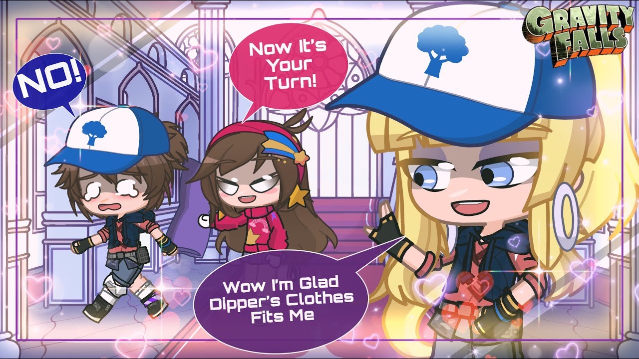 Swap Clothes! ~ Gacha + Gravity Falls ~ (Dipper X Pacifica)