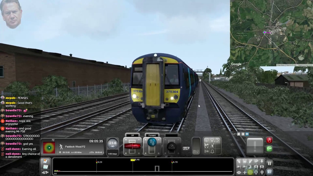 SWEARY TRAIN SIMULATOR (Medway Valley Line Cl 375 & Cl 465)