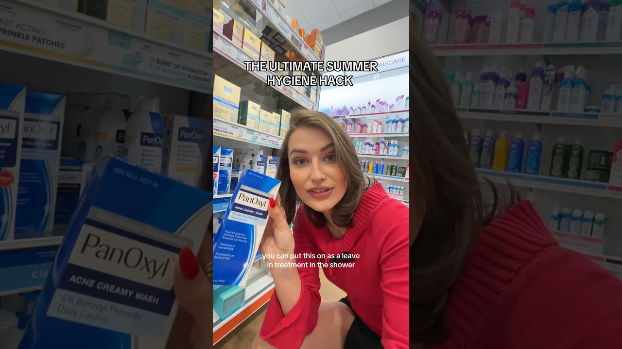 Sweaty girl hygiene hack! #skincarehack
