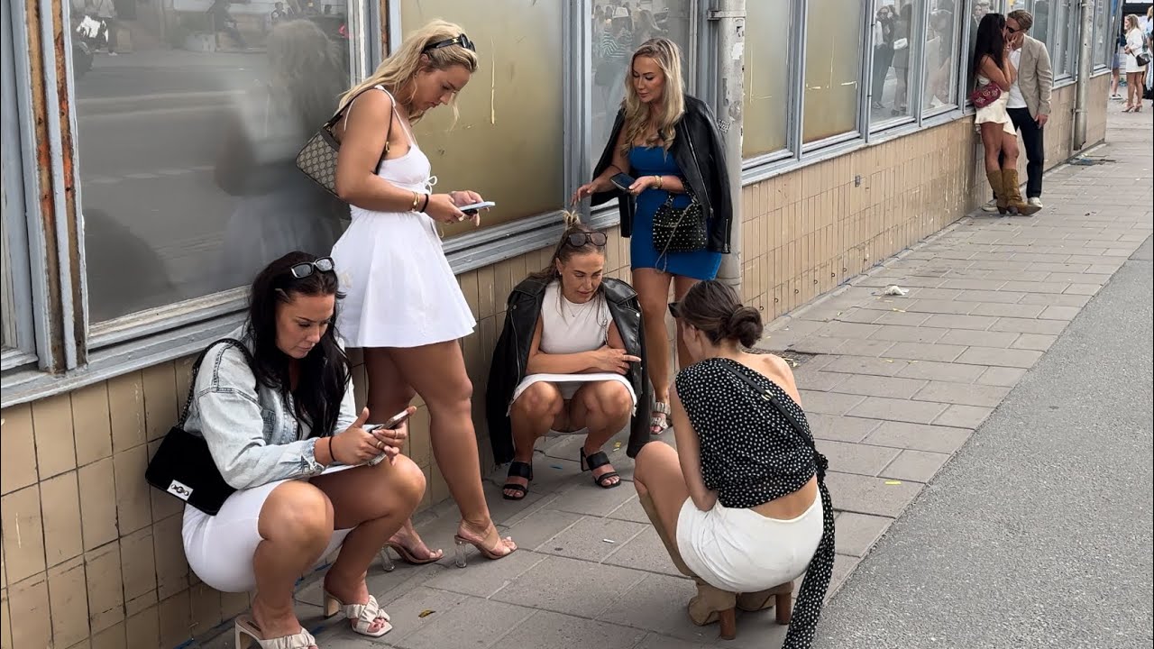 🇸🇪Swedish Girls Before Midnight 4K Stockholm-Sweden HDR (Part 2)