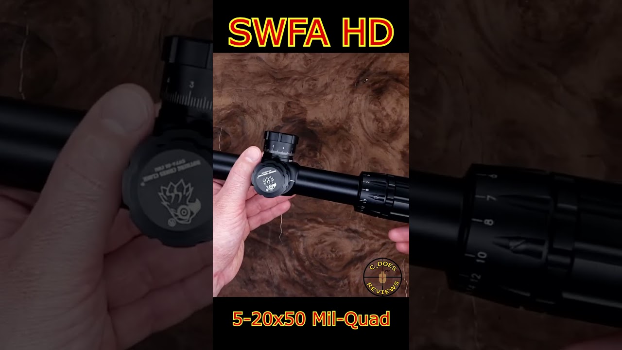 SWFA HD 5-20x50 MilQuad - 60SecScopeReview