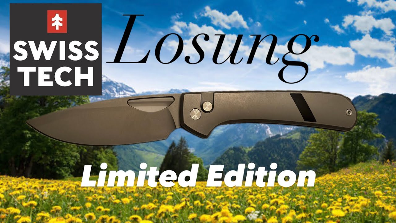 Swisstech Losung Titanium S35VN…The Best Swisstech Knife Ever Made!!! #edc #edcknife #limitededition