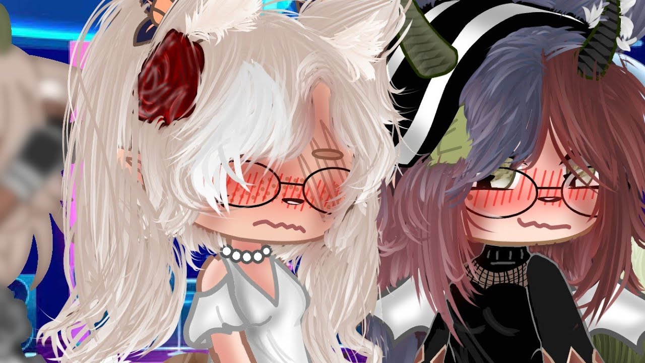 Switched Outfits / Lesbian 🏳️‍🌈 / ❤️x💛 / Gacha Club / ( I forgot the hand of Aryce at the end 😭)