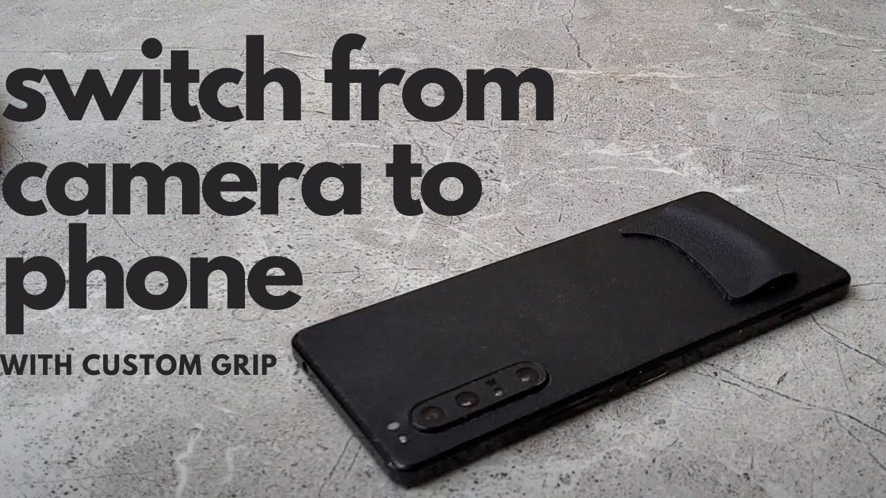 Switching from Camera to Phone Camera (with grip and shutter button)