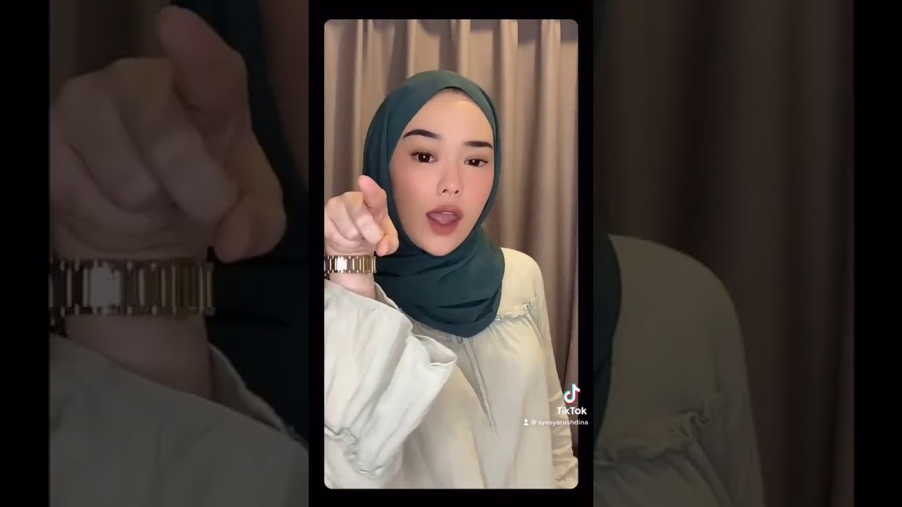 Syasya Rushdiene tiktok Cupapi Munyanyo