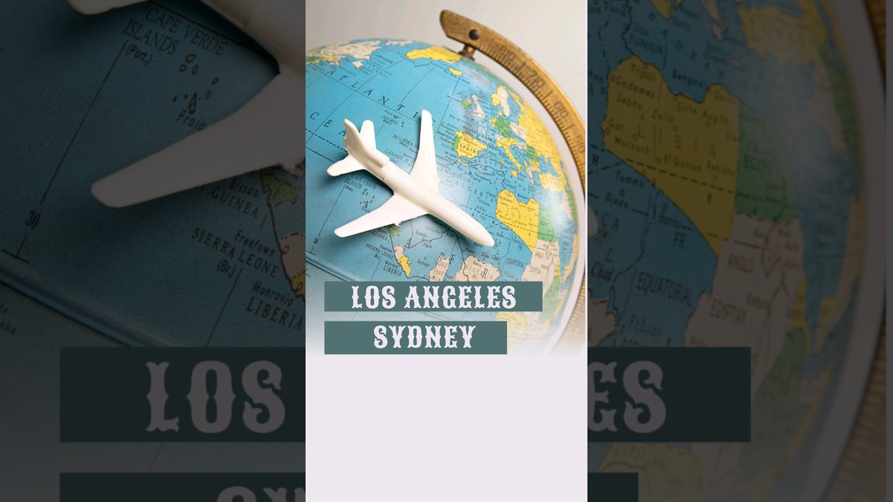 SYDNEY to LOS ANGELES Flight Tracking: Exploring the Skies in Real Time✈️🌐