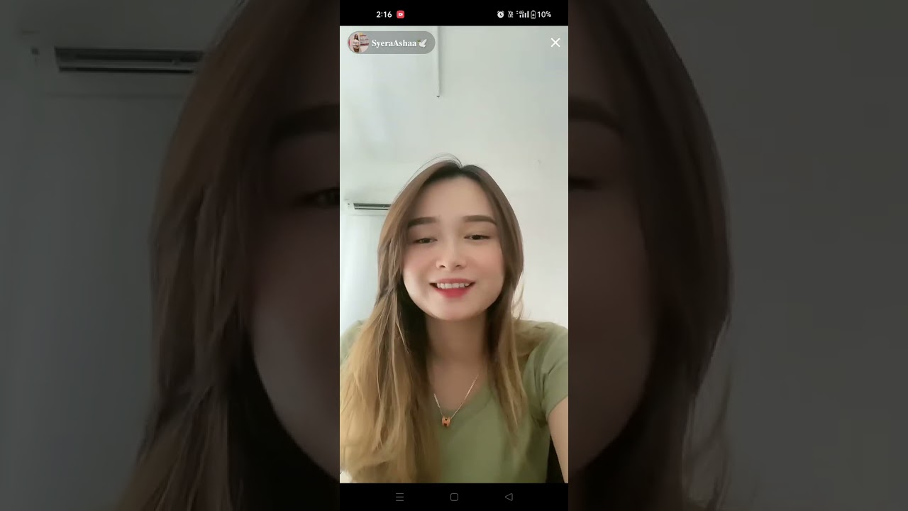 Syeera ashaa live tt #live #awekmantap #gadismanis