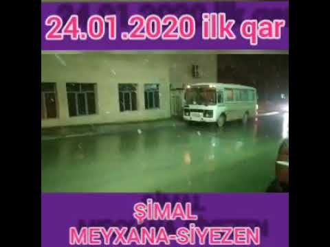 SİYEZENDE QAR YAGDİ.