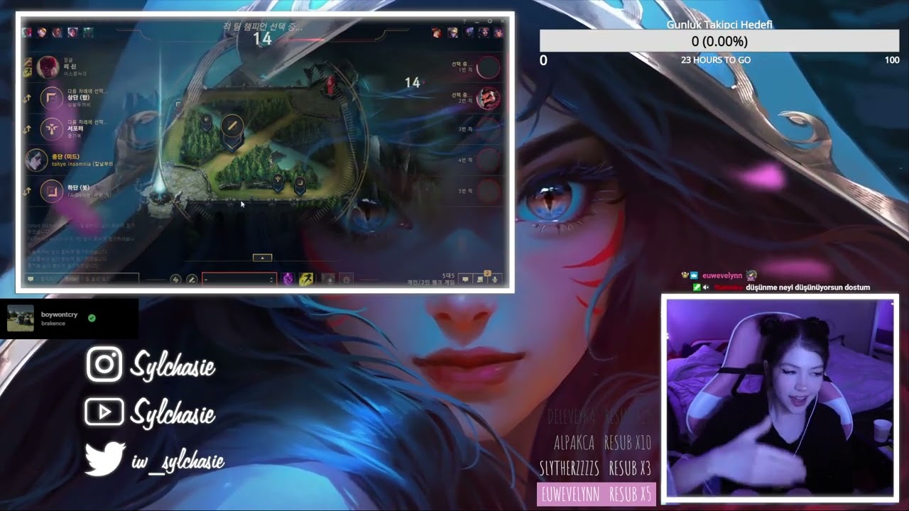 #sylchasie, #Twitch | Hwei enjoyer - Kore Serveri Dereceli Mid // !yenivideo !pazaroyun !instagram