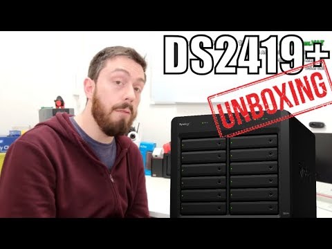 Synology DS2419+ NAS Unboxing