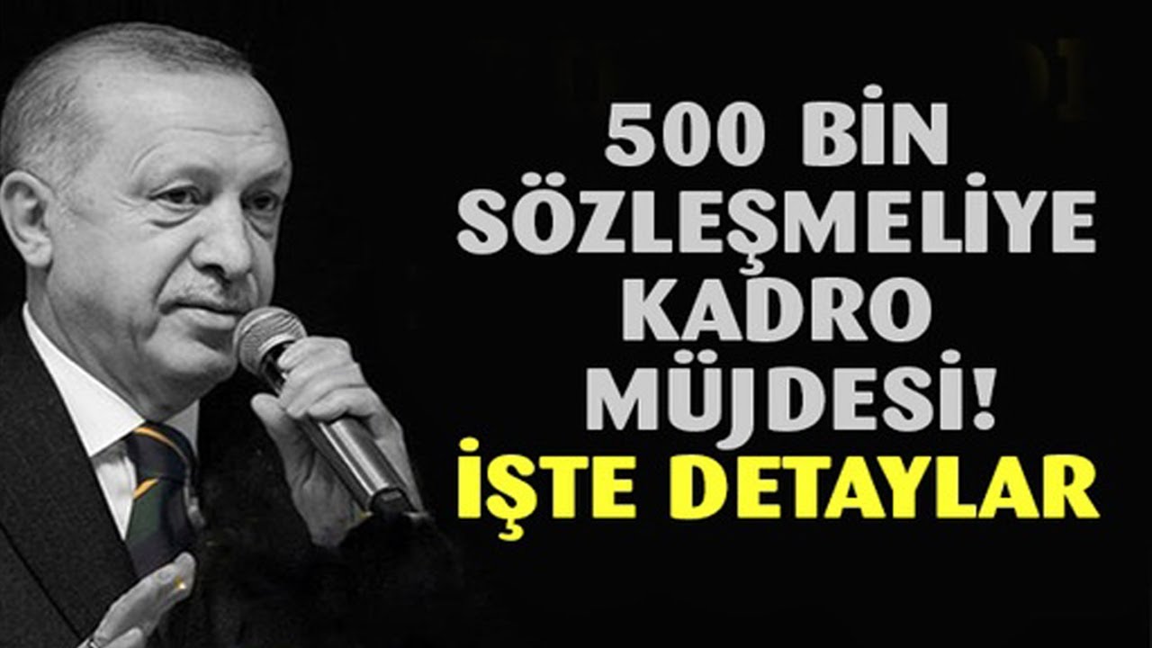 Sözleşmeliye kadro müjdesinde detaylar belli oldu: Kimleri kapsayacak, yeni hakları ne olacak...