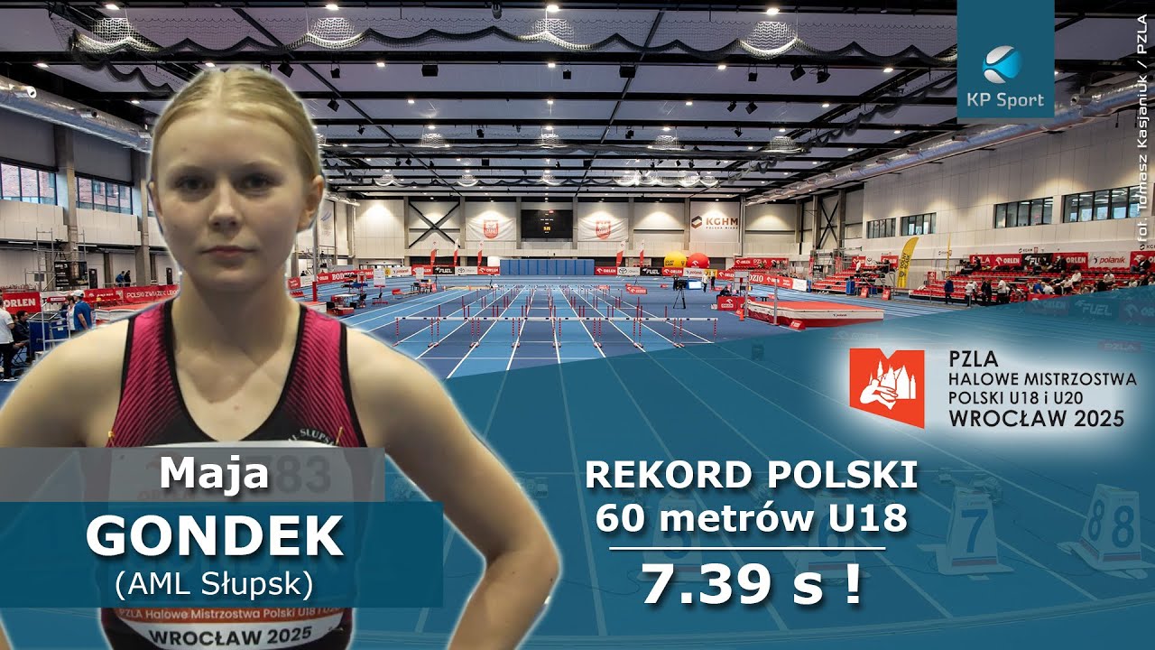 Szybsza niż Pia Skrzyszowska! MAJA GONDEK - złoty medal i rekord Polski - 60 metrów K U18 | HMP 2025