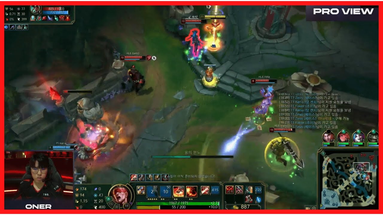 T1 Oner Lee Sin insec Pro View