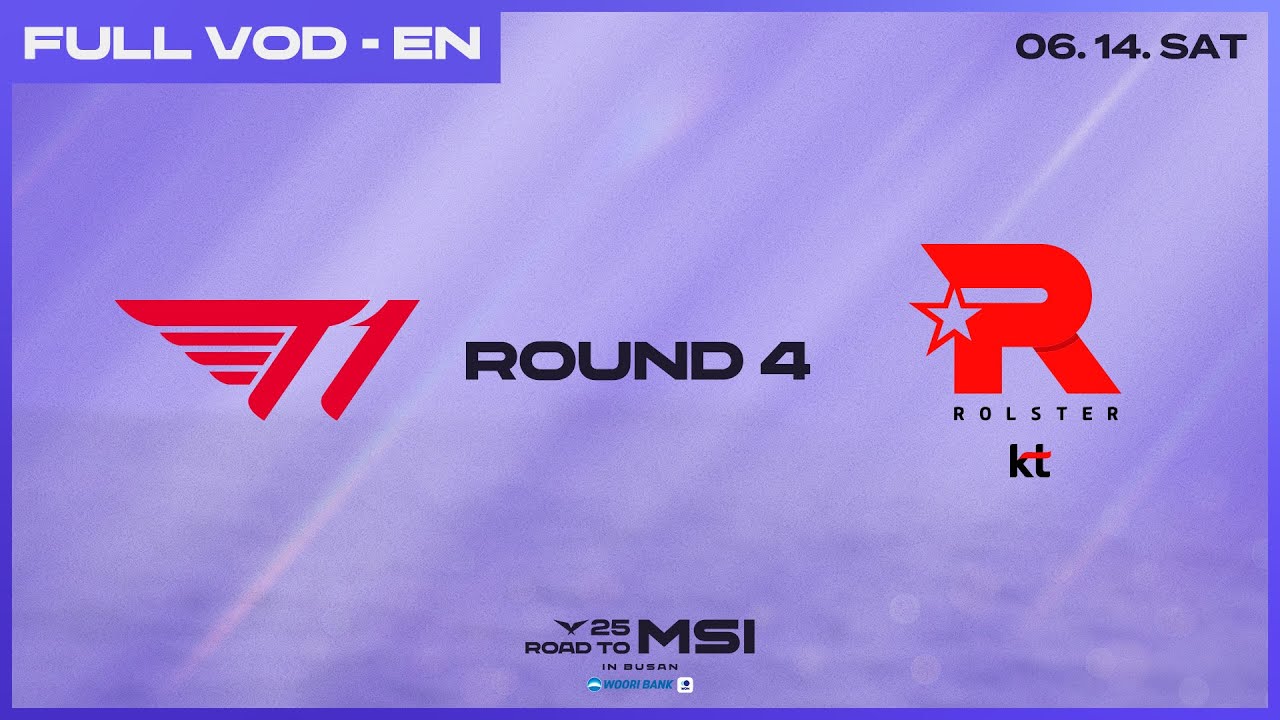 T1 vs KT | Round 4 | 2025 LCK Road to MSI