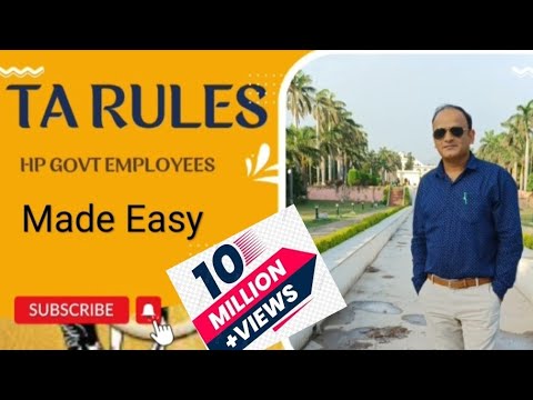 TA Rules for HP Govt employees. #Traveling #HP TARules  #hp Departmental Exams #by sankhyan # ta