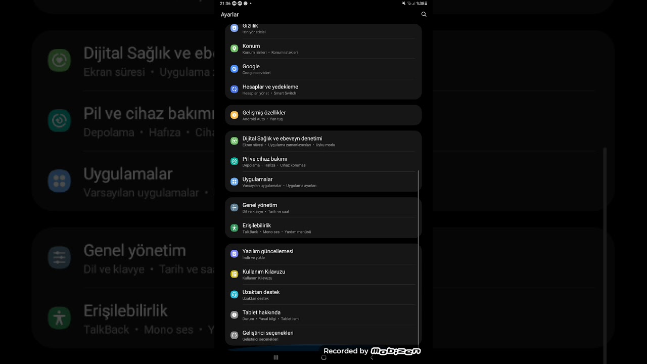 tablete nasıl şifre koyulur