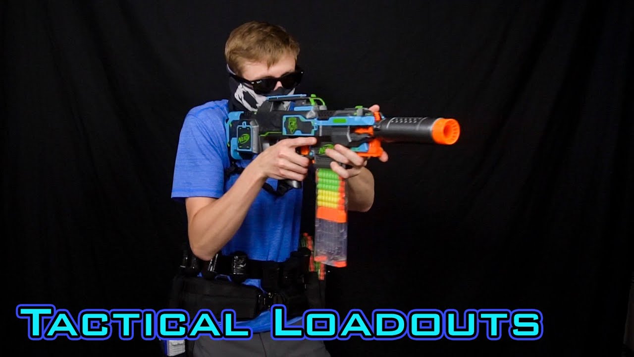 TACTICAL NERF LOADOUTS | Frank's HvZ Gear!