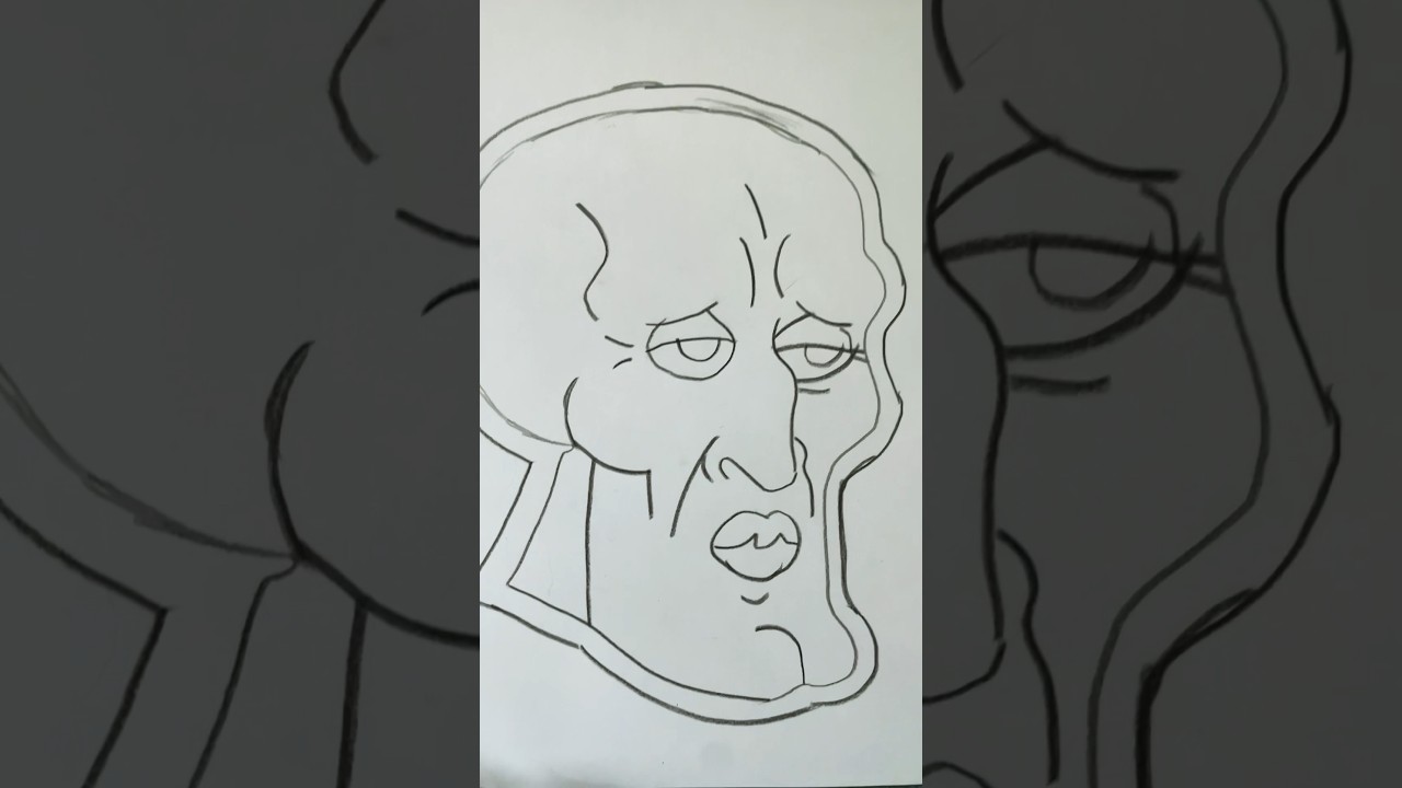 Tadeus Schönheitsoperation #spongebob #Tadeus #malen