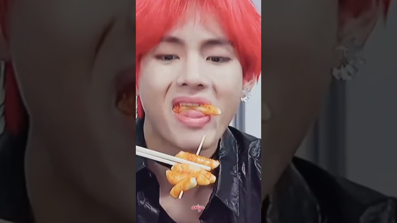 Tae korean eating asmr #btsmember #btsmember #army #taehyung #bts #lovearmy #tae please subscribe 💜😍