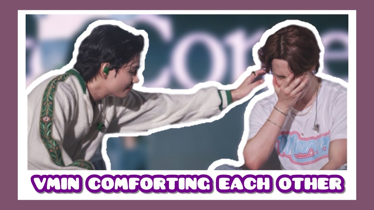 Taehyung and Jimin Comforting Each Other | VMIN Moments
