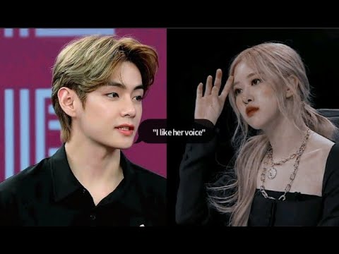 Taehyung being a fanboy of Rosé | Taerose moments | Taerose March 2022