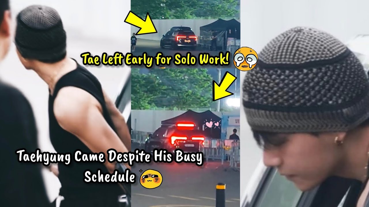 Taehyung Wears $100,000 Cartier Watch at Jin’s Concert Then Leaves Early for Solo Work