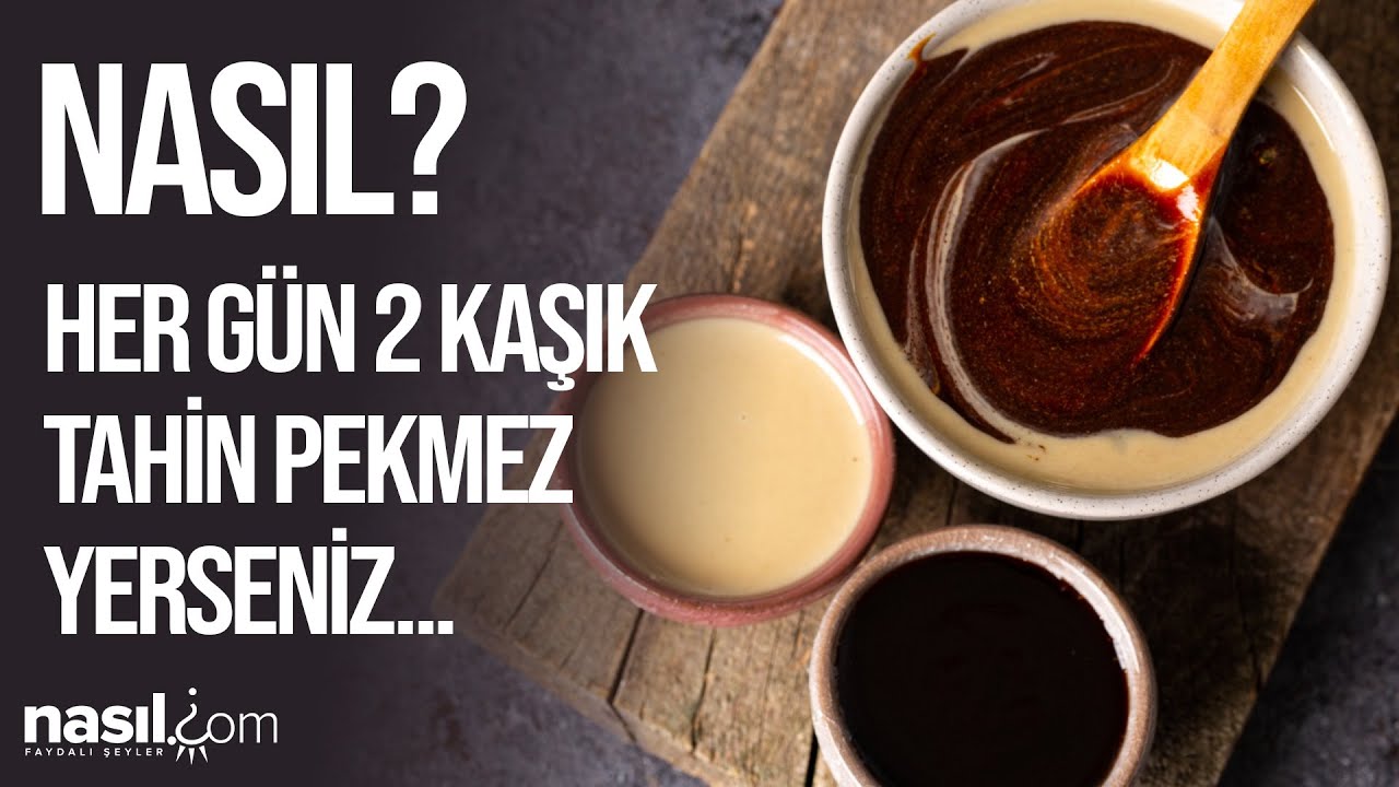 TAHİN PEKMEZ KARIŞIMININ BU FAYDALARINI BİLİYOR MUYDUNUZ? İŞTE 10 MUHTEŞEM FAYDASI! #tahin #pekmez
