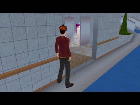 Taiga Dan Rina W1k W1k di kolam berenang | Sakura School Simulator