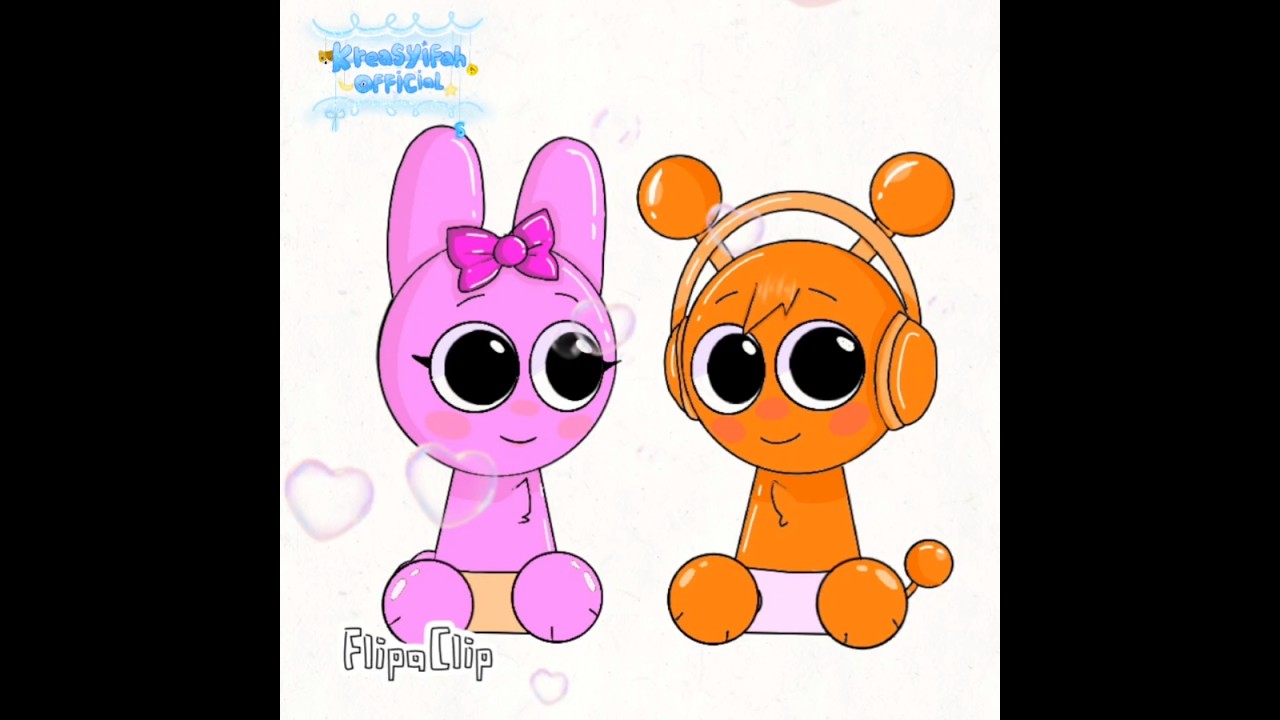Take Care Baby Oren And Pinki Part 2 #kreasyifahofficial #fyp #foryou #sprunki #babyemojicat