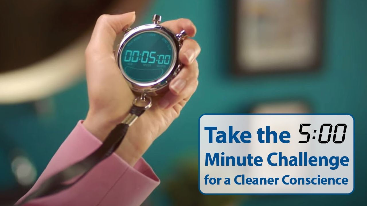 Take the Triton Five Minute Challenge for a Cleaner Conscience. [Full 5m challenge]