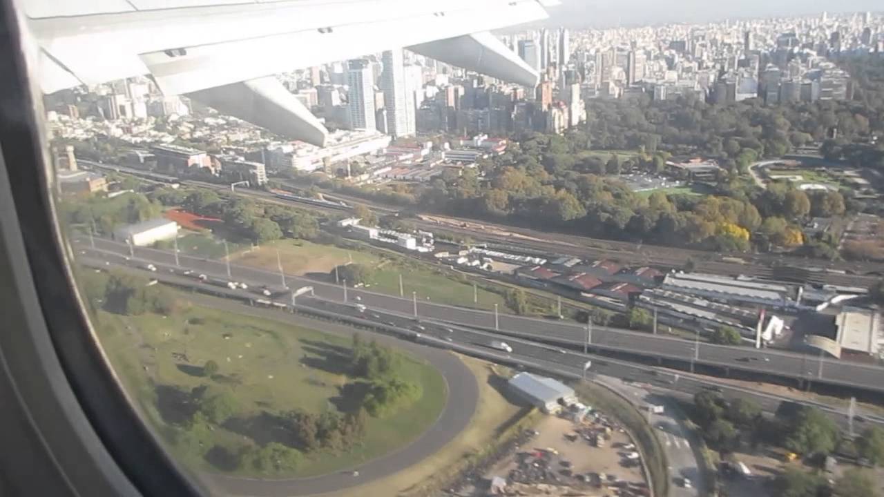 Takeoff from Buenos Aires Jorge Newbery Airport, Argentina - May 13, 2015