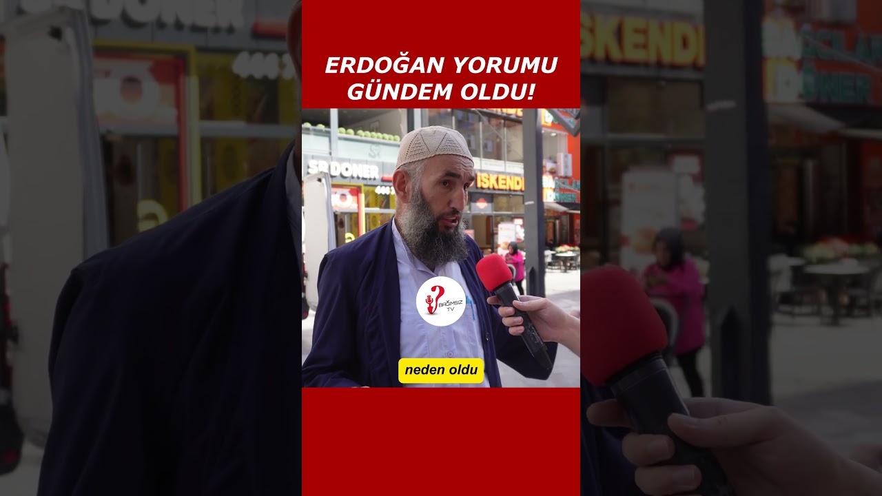 Takkeli sakallı vatandaşın Erdoğan yorumu gündem oldu: Bu millet affetmez! #sokakröportajları