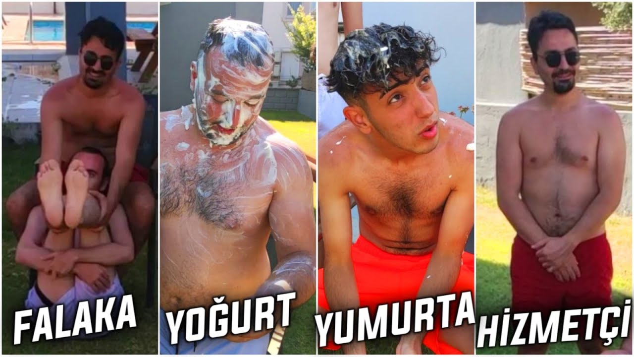 TAKİPÇİLERİMİZLE EFSANE CEZALI OYUN! (FALAKA, YUMURTA, YOĞURT, HİZMETÇİ)