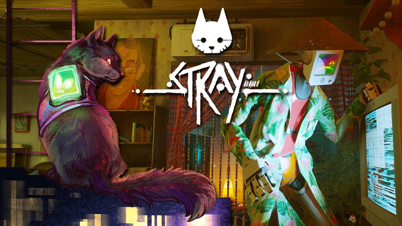 Tales of the Lost World of OUTSIDE & Hidden Robot Libraries?! 🐈🤖 Stray • #4