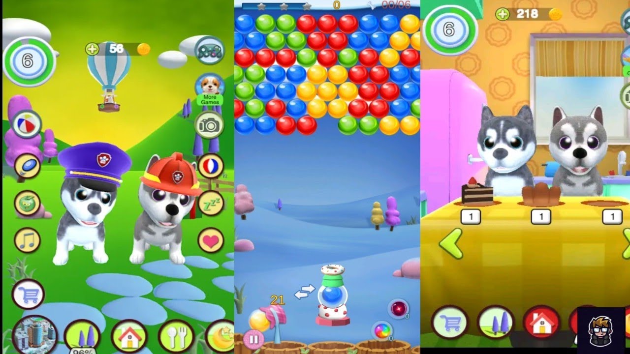Talking Husky Dog Gameplay Walkthrough