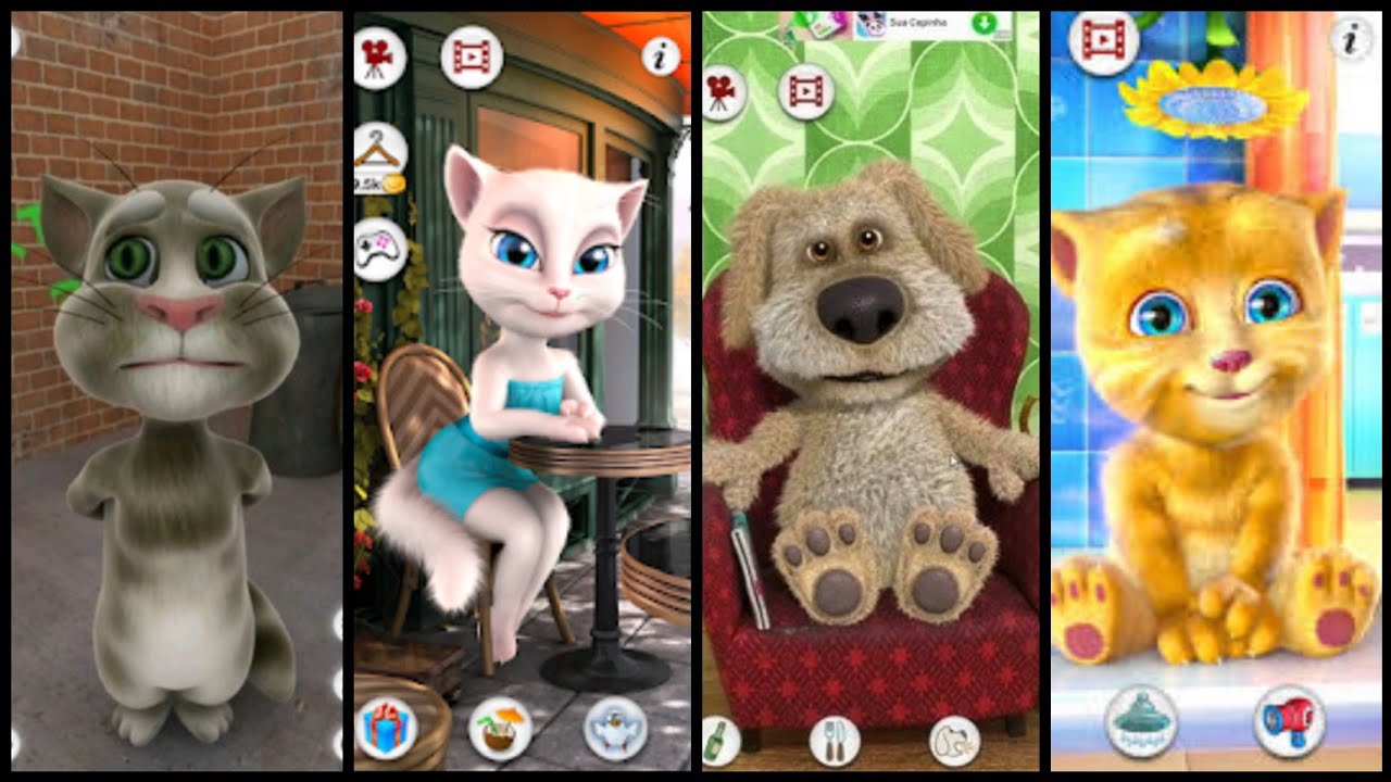 Talking Tom All Games (2010-2024) | Outfit7 Evolution | Android/iOS
