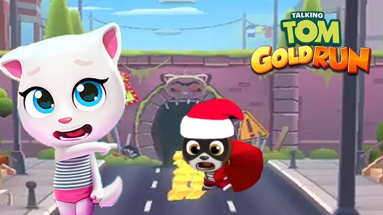 Talking Tom Gold Run | New World LAVA 2020 | Talking Angela vs Raccoon Robber
