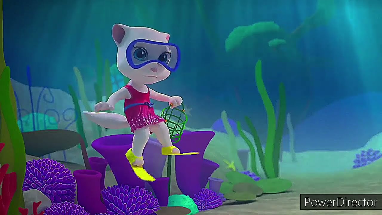 talking tom underwater scenes sharpness
