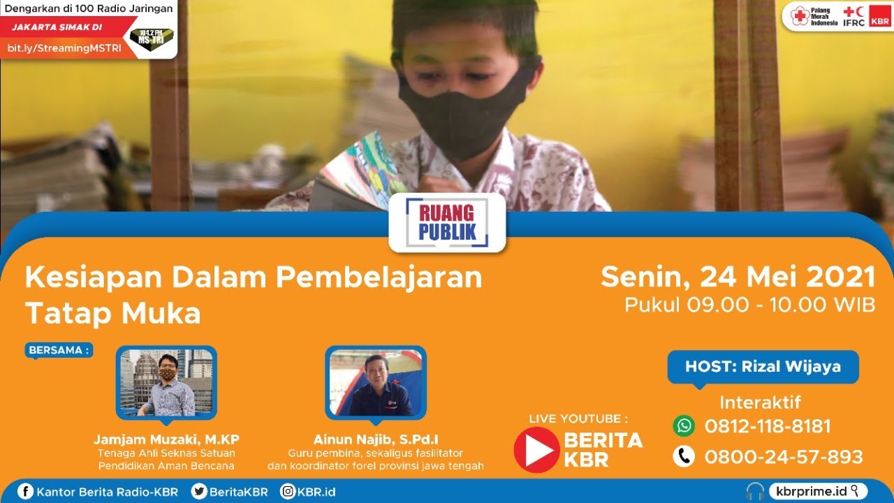 Talkshow Ruang Publik - Kesiapan Dalam Pembelajaran Tatap Muka