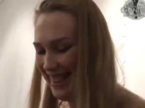 Tall blonde Giantess causes rampage in town for her man