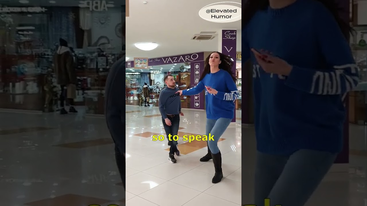 Tall Girl Attacks Him