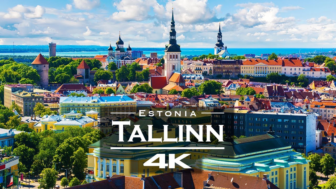 Tallinn , Estonia 🇪🇪- by drone [4K]