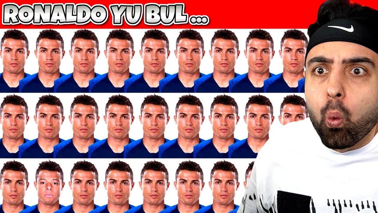 TAM 15 TANE RONALDO BULMACASINDAN KAÇ TANESİNİ ÇÖZEBİLECEKSİN ? FUTBOL !