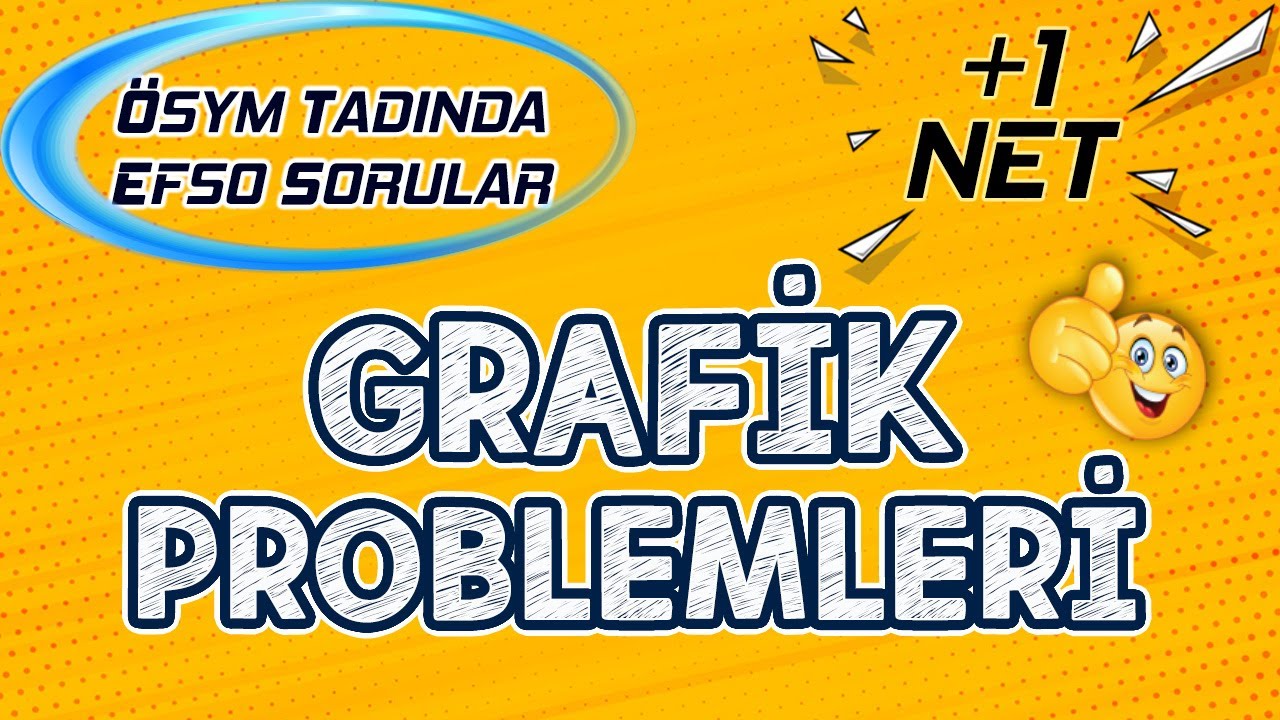 Tam ÖSYM'lik Grafik Soruları | ÖSYM Tadında Efso Sorular #efsosorular